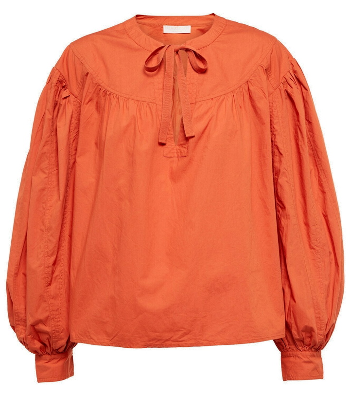 Photo: Ulla Johnson Delaney cotton poplin top