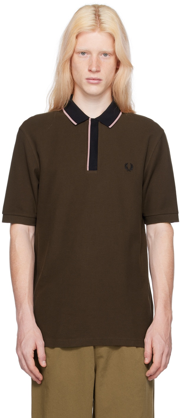 Fred Perry Brown 'The Fred Perry' Polo Fred Perry