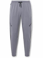 Nike Running - AeroSwift Slim-Fit Tapered Panelled Dri-FIT ADV Track Pants - Gray