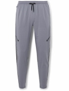 Nike Running - AeroSwift Slim-Fit Tapered Panelled Dri-FIT ADV Track Pants - Gray
