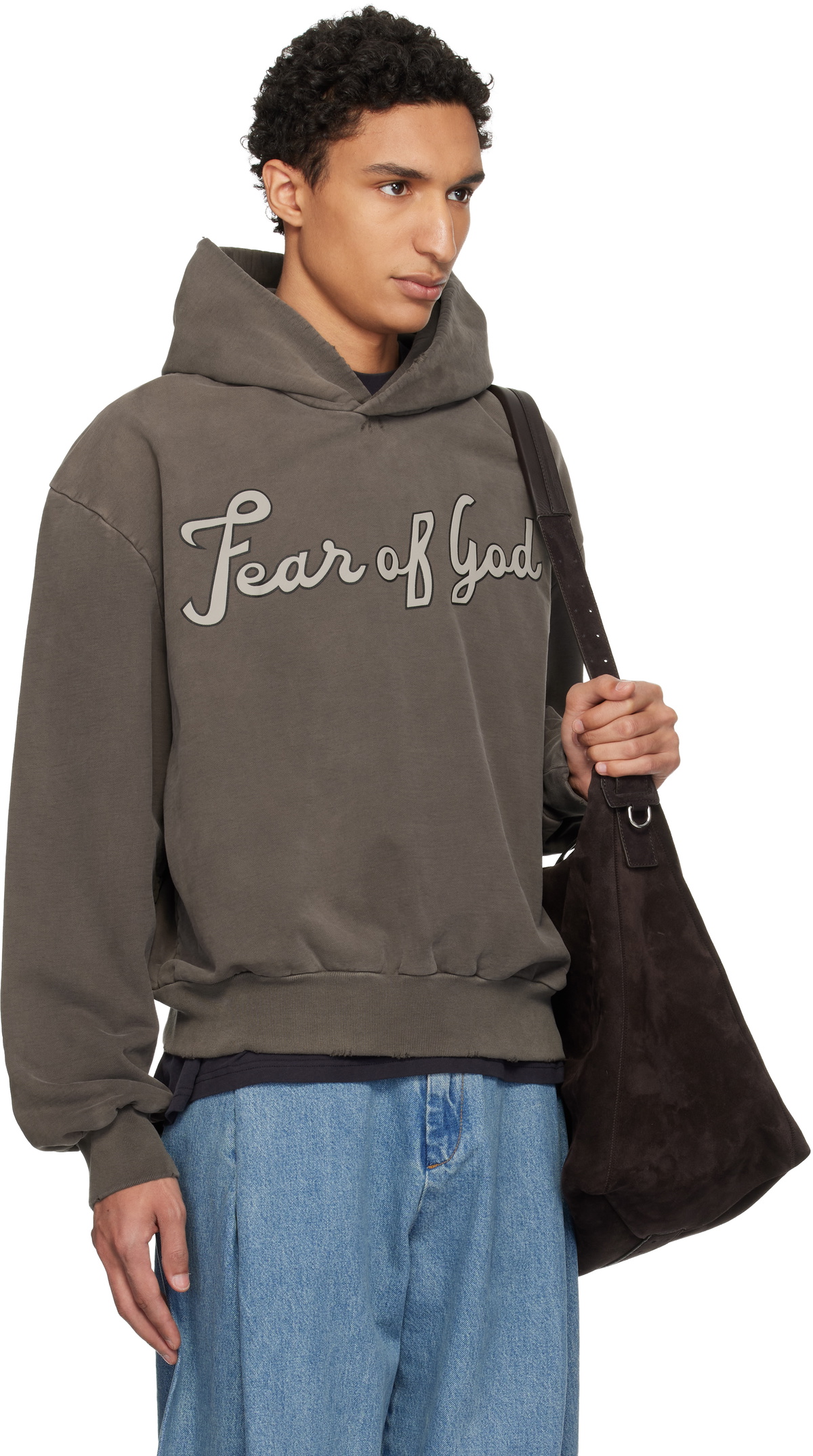 Fear of God Brown '26' Classic Half Raglan Hoodie