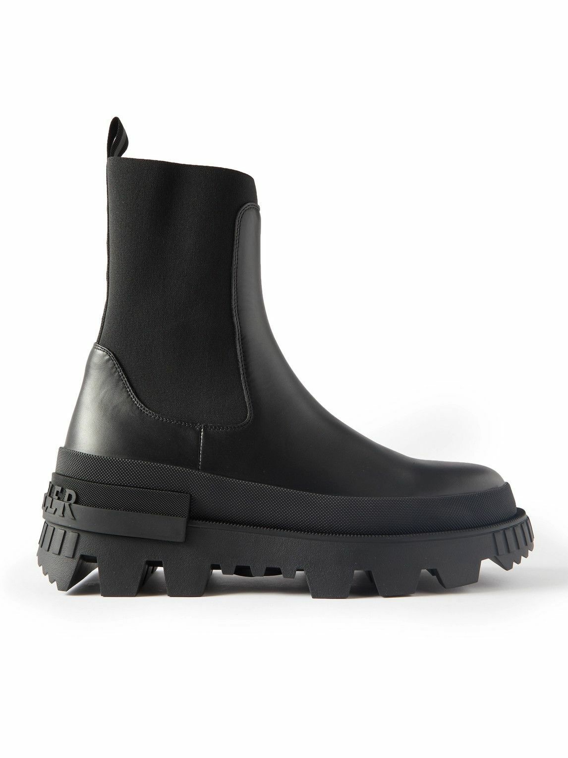 Photo: Moncler - Neue Leather Chelsea Boots - Black