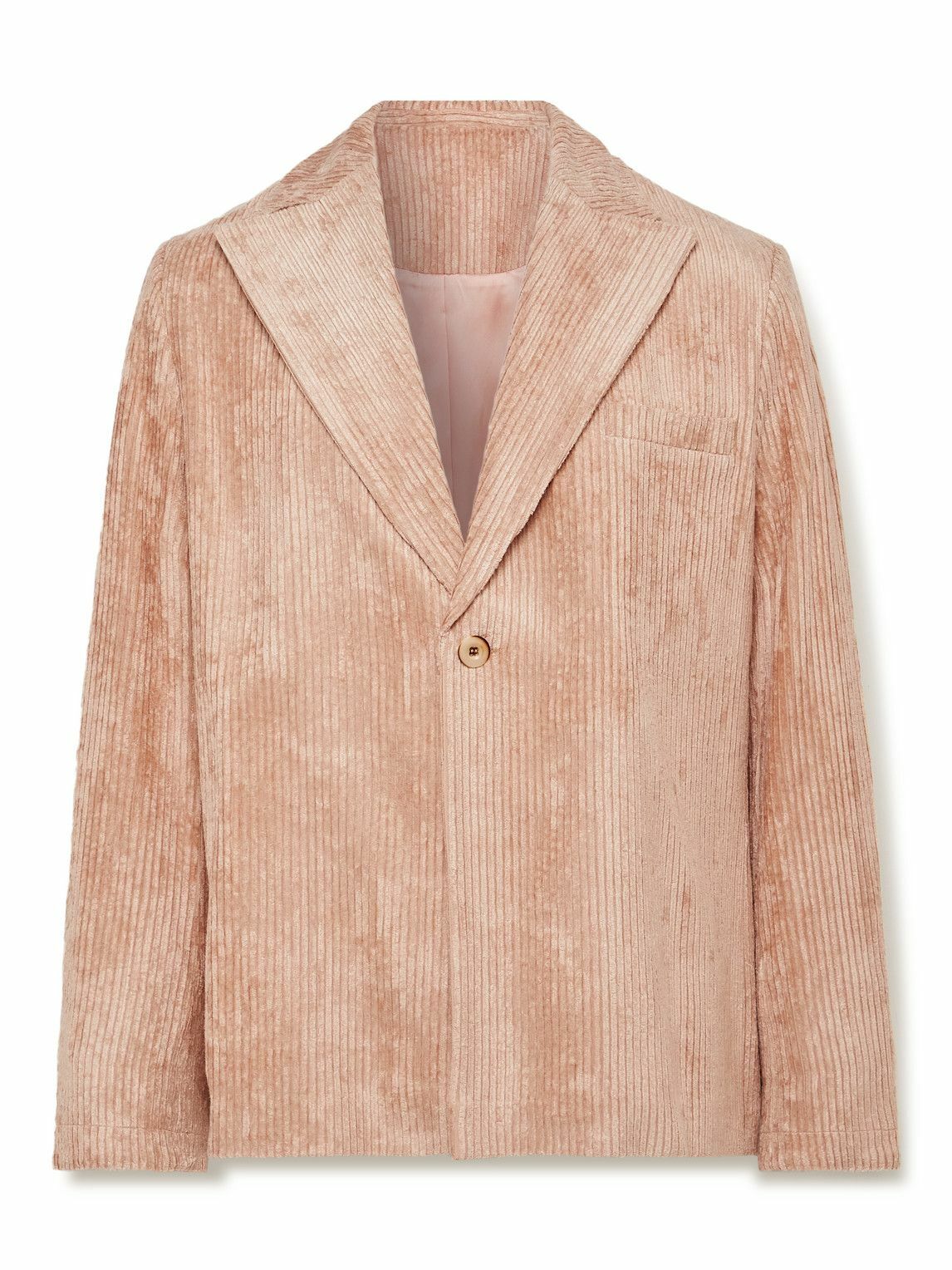 Women's pink corduroy Suits