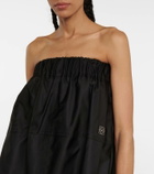 Loewe Silk-blend taffeta minidress