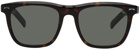 Montblanc Tortoiseshell Square Sunglasses