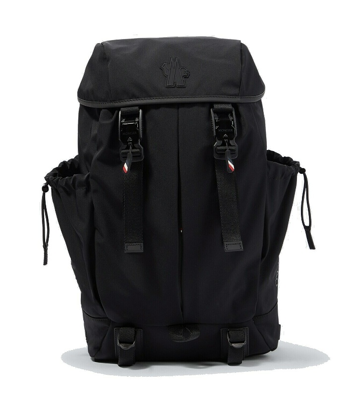 Photo: Moncler Grenoble Leather-trimmed backpack