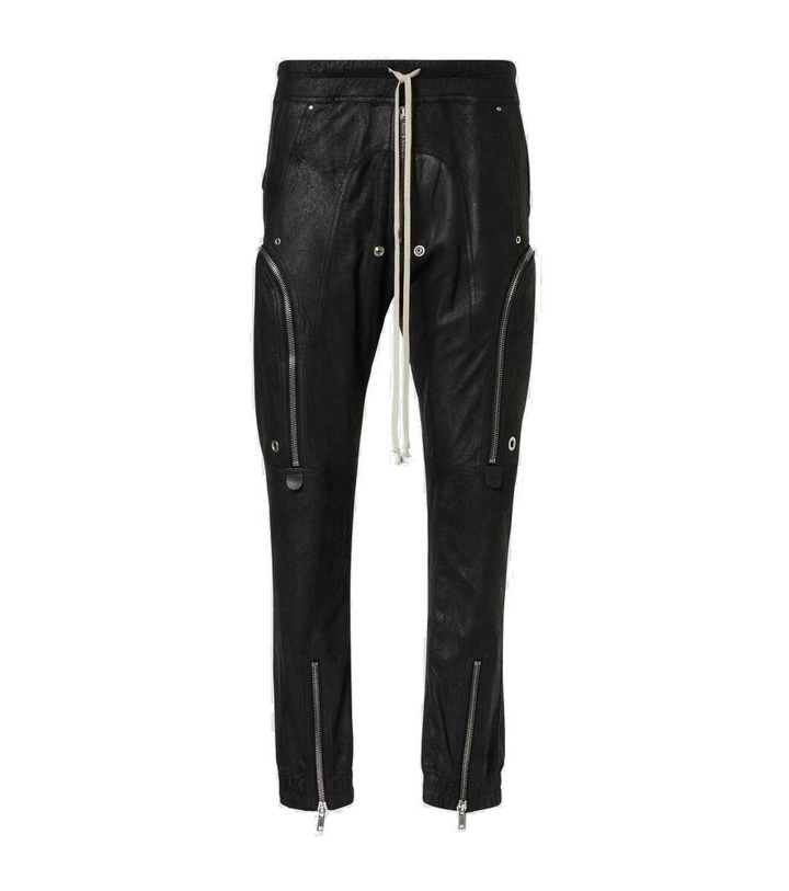 Photo: Rick Owens Leather cargo pants