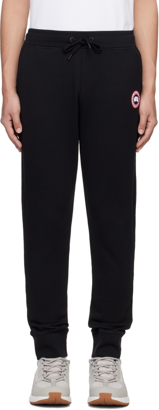 Photo: Canada Goose Black Huron Sweatpants