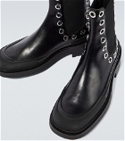 Alexander McQueen - Stack leather Chelsea boots