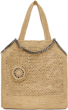 Stella McCartney Beige Small Eco Crochet Raffia Tote