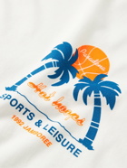 Pasadena Leisure Club - Hot Hoops Printed Cotton-Jersey T-Shirt - White