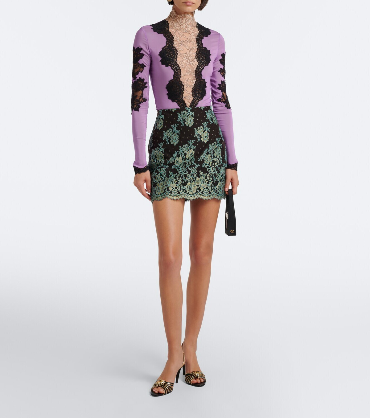Valentino Lace miniskirt