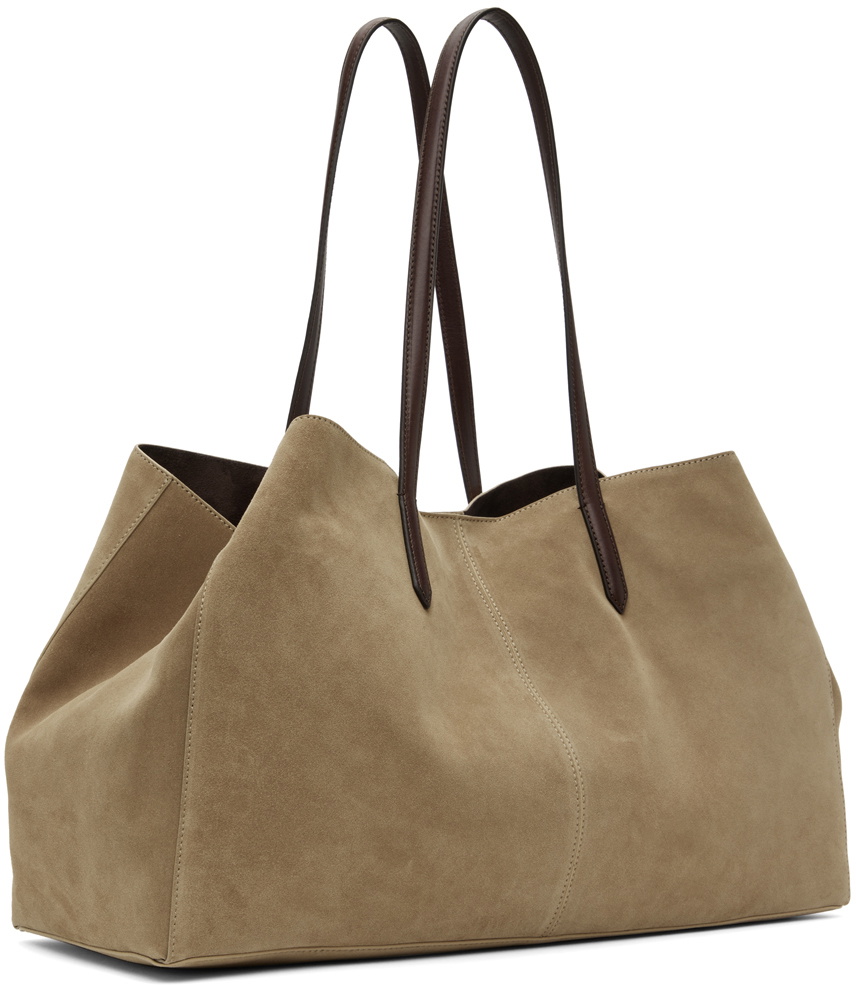 BOSS Beige Suede Tote