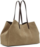 BOSS Beige Suede Tote