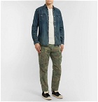 RRL - Camouflage-Print Cotton-Ripstop Cargo Trousers - Men - Army green