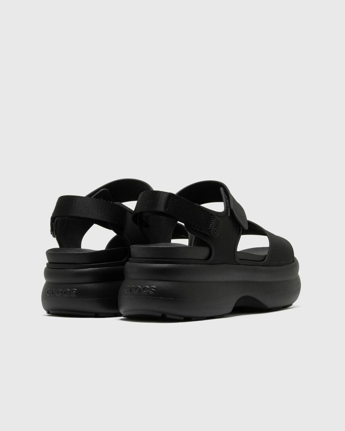 Crocs Soho Y Strap Sandal Black Womens Sandals & Slide