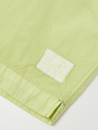 C.P. Company - Slim-Fit Mid-Length Logo-Appliquéd Swim Shorts - Yellow