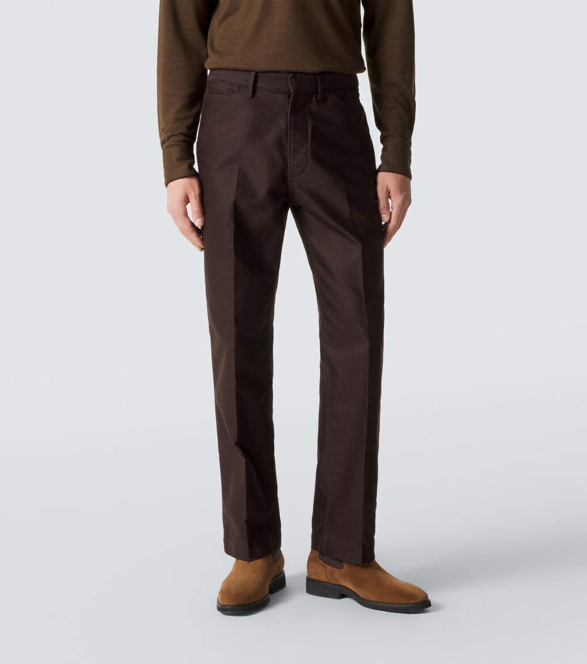 Tom Ford Cotton satin cargo pants
