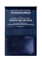 Slip Silk Pillowcase Navy - Navy Blue
