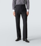 Tom Ford Striped wool straight pants