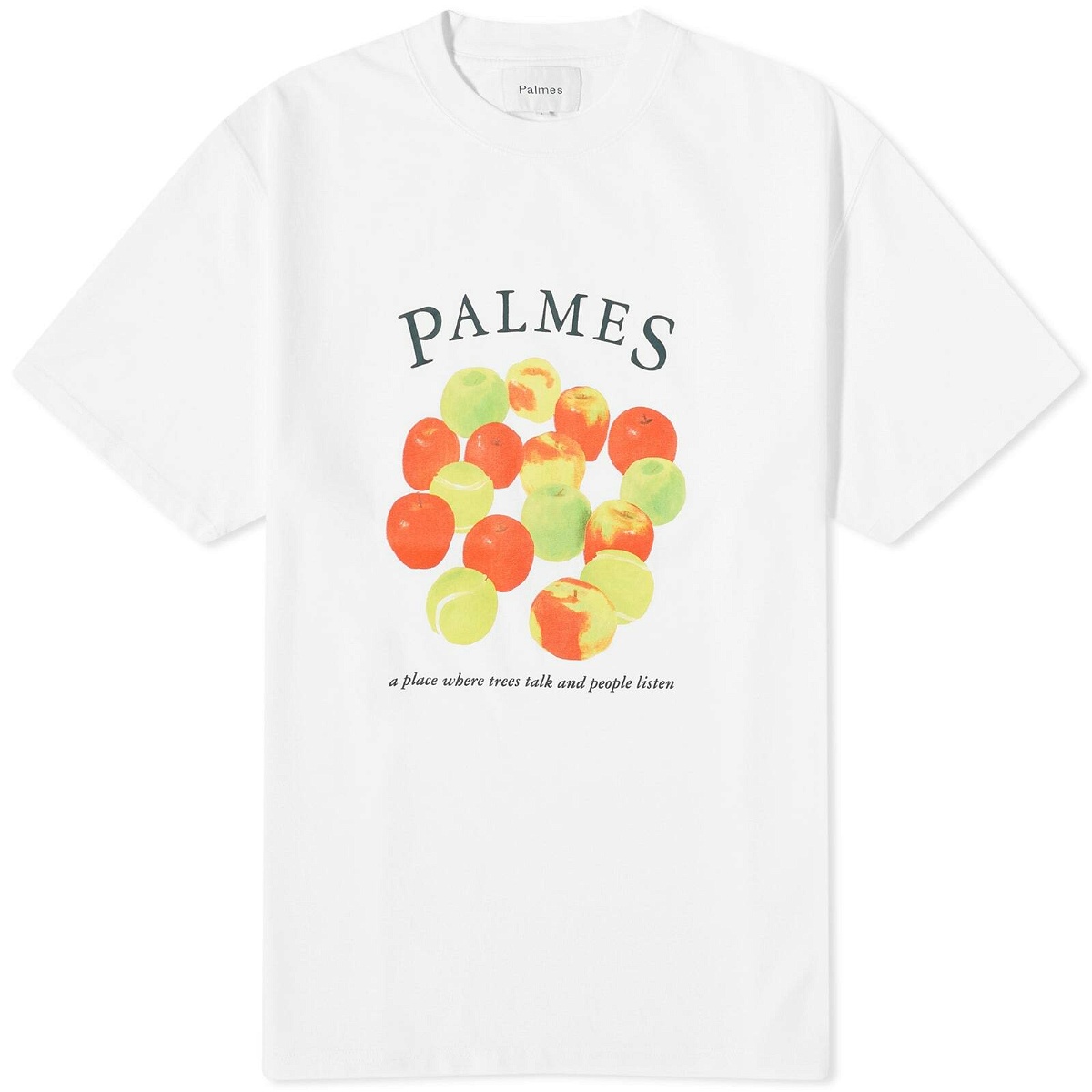 Photo: Palmes Men's Apples T-Shirt in White