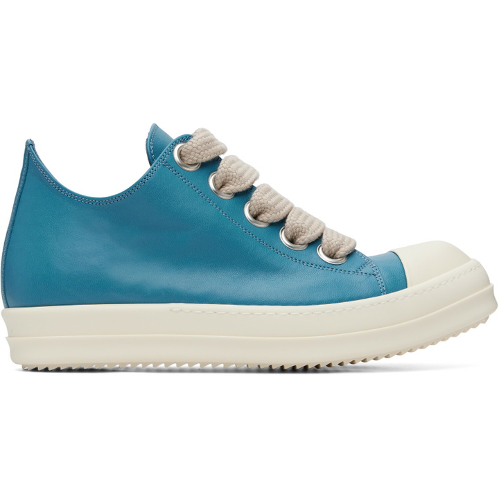 Photo: Rick Owens Blue Tower Jumbolace Low Sneaks Sneakers