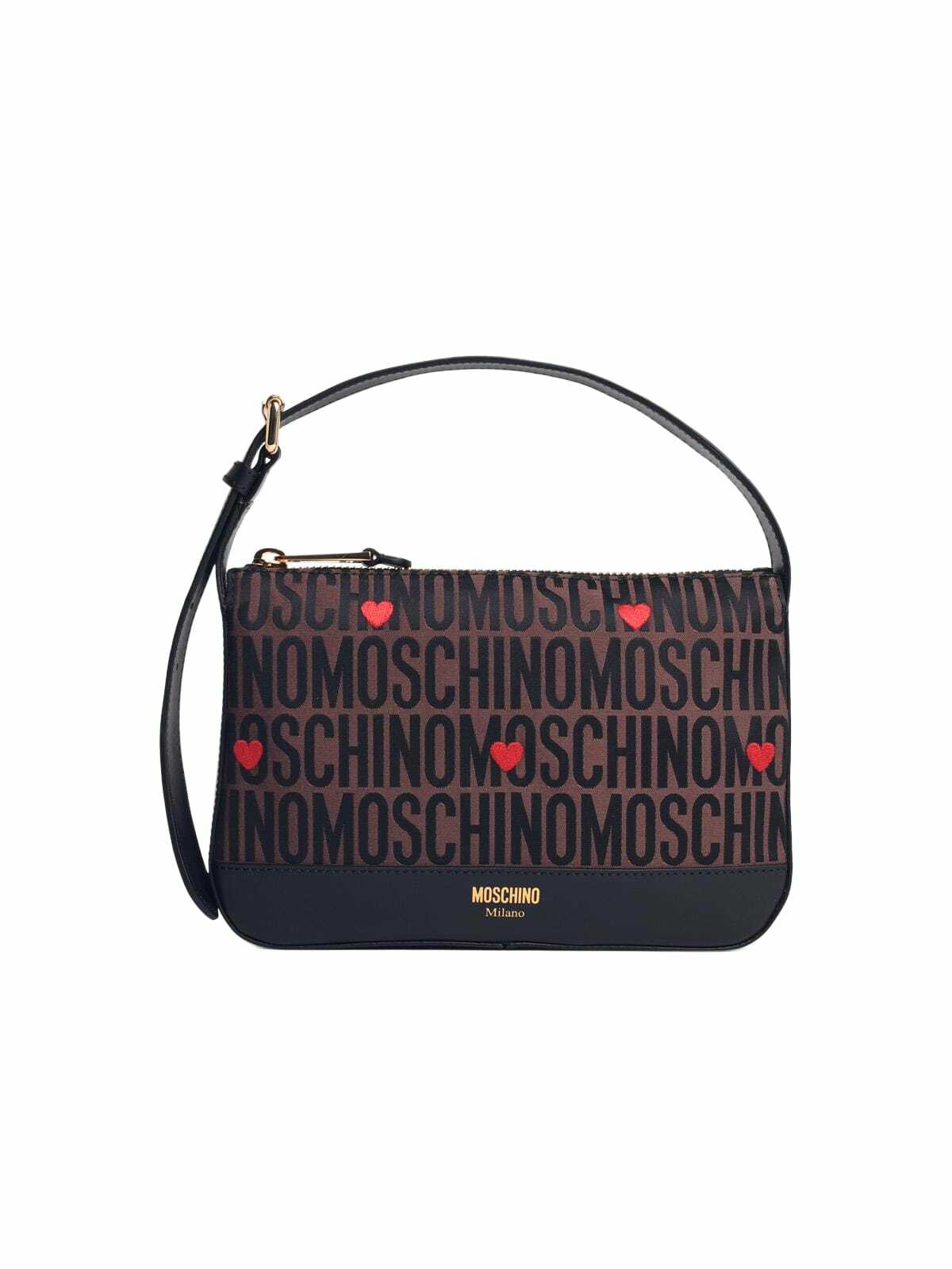 【関税込み】moschino Woven nappa leather shopping bag Moschino Woven Nappa Leather Shopping Bag Tote Bag Black