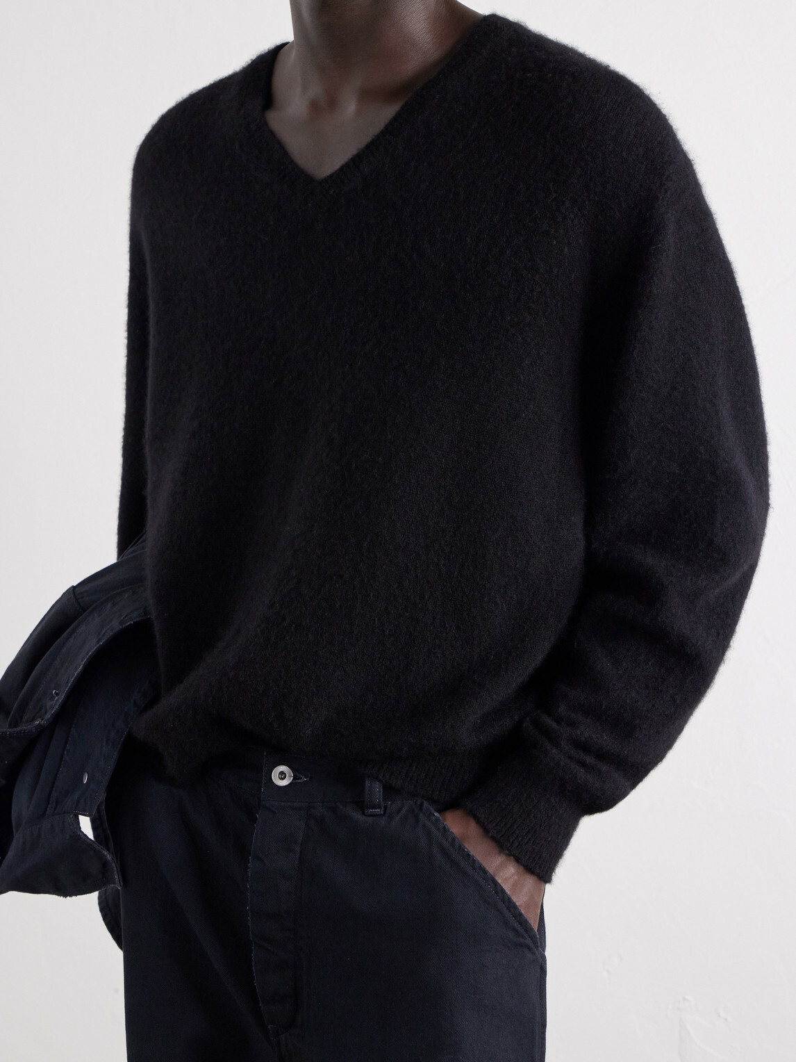 A.PRESSE - Cashmere Sweater - Black