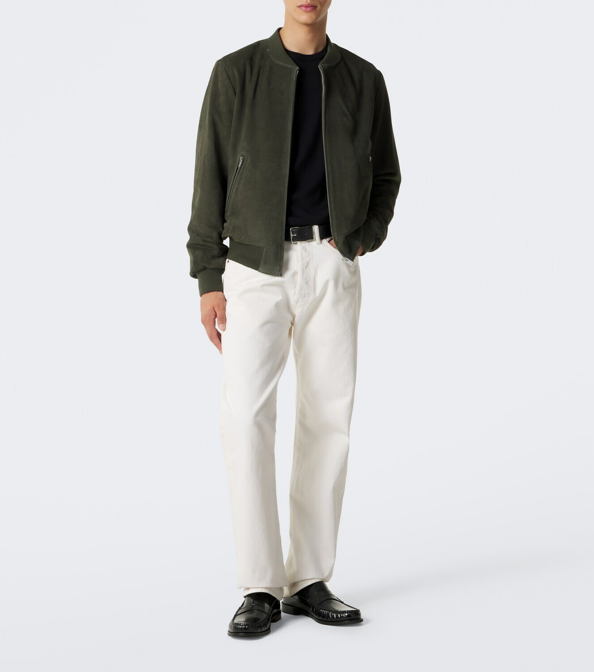 Arma Didier suede bomber jacket