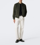 Arma Didier suede bomber jacket