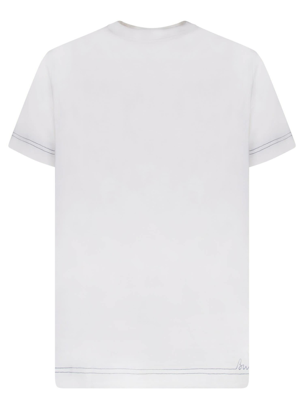 ★Burberry★ Globe Graphic Print Short Sleeve T-Shirt White BURBERRY | White Men's T-shirt | YOOX