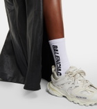 Balenciaga Logo cotton-blend socks