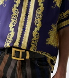 Versace Barocco silk twill shirt
