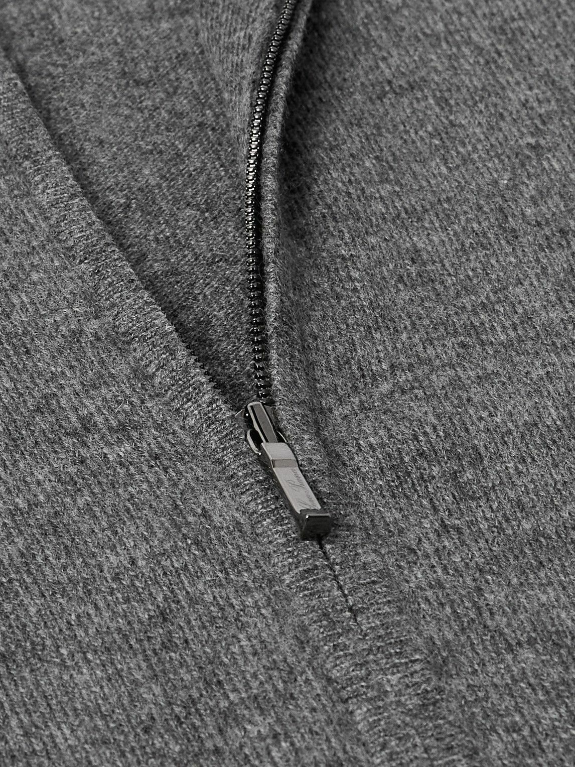 Loro Piana - Cashmere Zip-Up Sweater - Gray Loro Piana