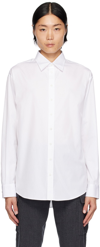 Photo: Dsquared2 White Dropped Shoulder Shirt