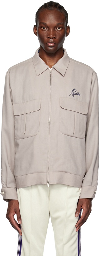 Photo: NEEDLES Beige Embroidered Jacket