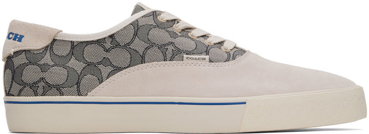 Photo: Coach 1941 Gray Jacquard Skate Sneaker