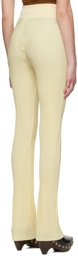 Atlein Yellow Polyester Trousers