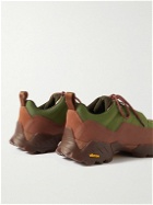 ROA - Khatarina Rubber and Ripstop Sneakers - Brown
