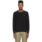 Noah NYC Black Houndstooth Collar Sweatshirt