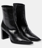 Dorothee Schumacher Crackle Edginess leather ankle boots