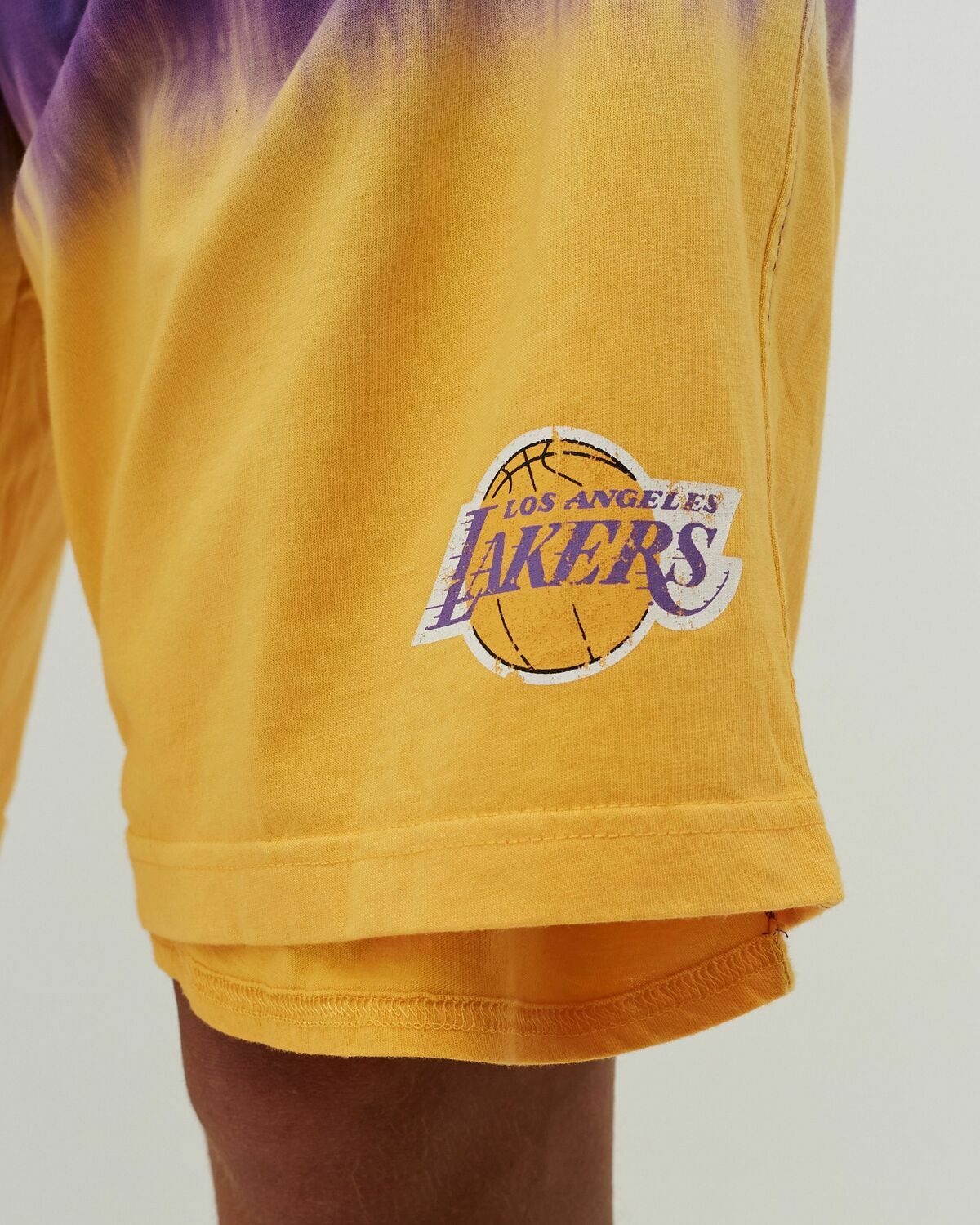 Mitchell & Ness Nba Tie Dye Shorts Lakers Multi - Mens - Sport & Team Shorts