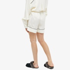 Sleeper Women's Pastelle Oversize Shorts in Beige