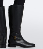 Veronica Beard Arabelle leather knee-high boots