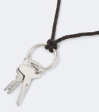 Lemaire Leather pendant necklace