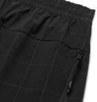 Nike - Tech Pack Tapered Checked Stretch Nylon-Blend Cargo Trousers - Black