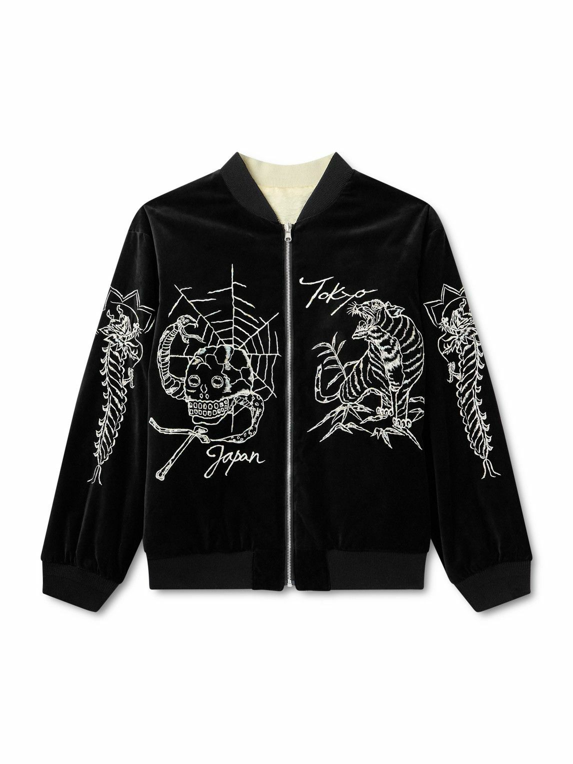 Neighborhood x Katherine Hamnett MA-1 Jacket in Black Neighborhood