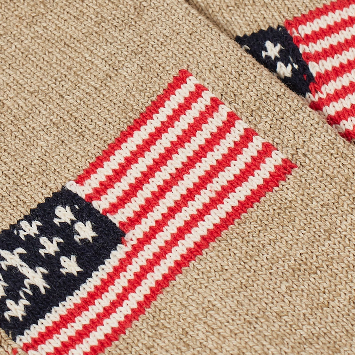 CHUP by Glen Clyde Company The Stars and Stripes Sock in Oatmeal