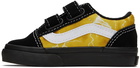 Vans Baby Black & Yellow Old Skool V Sneakers