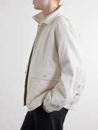 ATON - Wool And Cotton-Blend Twill Jacket - Neutrals